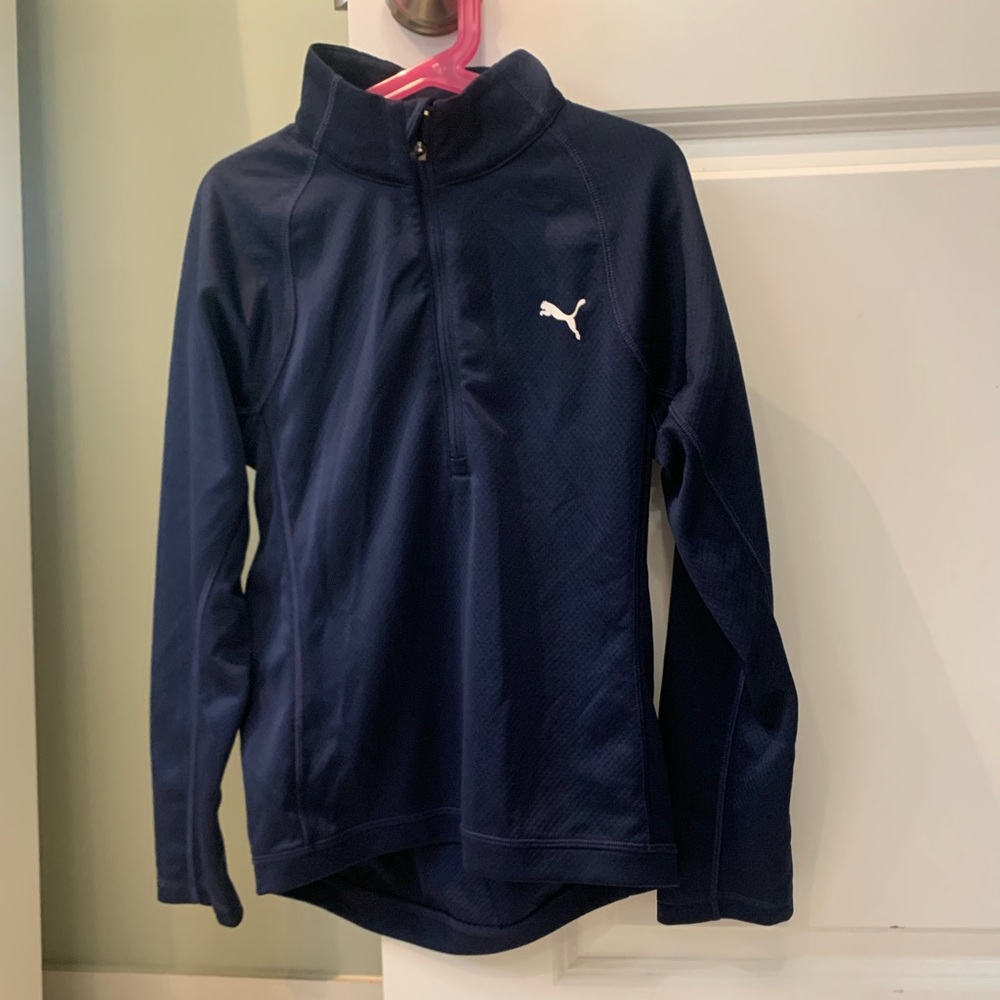 Navy Puma quarter zip
